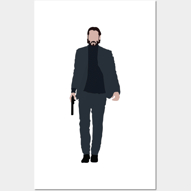 John Wick Wall Art by FutureSpaceDesigns